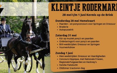 Programma tijdens ‘Kleintje Rodermarkt’